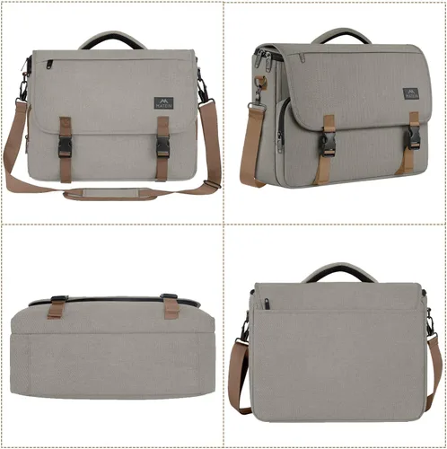 Vista 66 de MATEIN Bolsa tipo mensajero para hombres, mochila escolar para adolescentes, ligera de 17.3 pulgadas, maletín para laptop grande, bolsa cruzada
