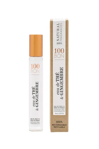 Vista 6 de 100BON Eau De The & Gingembre - Aroma de té y jengibre para mujeres y hombres, fragancia orgánica energizante, notas dulces, cítricas y picantes