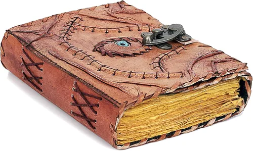 Vista 3 de Libro de hechizos Hocus Pocus, libro de hechizos Hocus Pocus, regalos de utilería, decoraciones de Halloween, decoración de cuero, diario