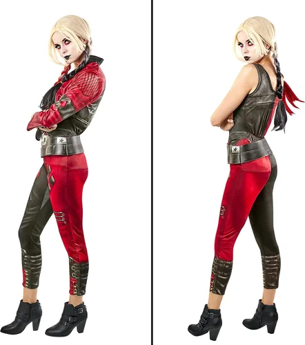 Vista 5 de Rubies II Disfraz de Harley Quinn de DC Comics Suicide Squad 2 para mujer aspecto principal Multi