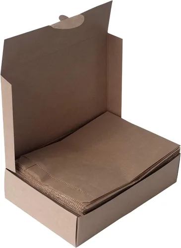 Vista 4 de bags Paquete de 100 unidades de papel kraft 100% marrón, 5 x 8 x 2 pulgadas, tarjeta de regalo, dulces, galletas, dona, manualidades, recuerdo