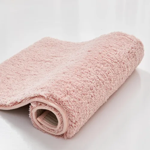 Vista 17 de CozeCube Tapetes de baño circulares de vellón para baño, esponjosos, absorbentes, de microfibra de secado rápido, antideslizantes, lavables