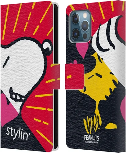 Vista 148 de Head Case Designs Peanuts Charlie & Woodstock Nap Halfs and Laughs - Funda de piel tipo cartera con licencia oficial compatible con Apple iPhone 11