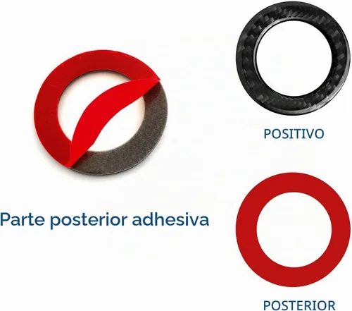 Vista 5 de SUNJIKA Compatible con 1 pieza de cubierta de botón de arranque de motor de fibra de carbono, accesorio para Ford Explorer 2013 2014 2015 2016 2017