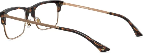 Vista 5 de Brooks Brothers Marcos rectangulares para gafas de prescripción Bb2046 para hombre