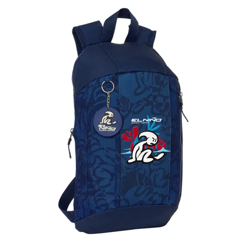 Vista 2 de Mochila El Niño Paradise Mini Azul marino 22 x 39 x 10 cm