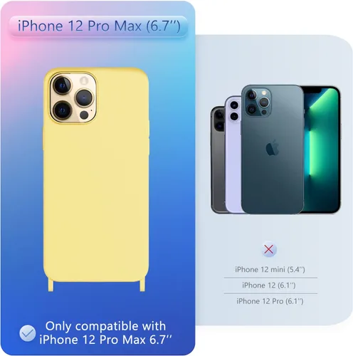 Vista 260 de Funda compatible con iPhone 8 Plus, iPhone 7 Plus/6 Plus/6S Plus con cordón, funda cruzada para iPhone con correa ajustable de silicona para iPhone