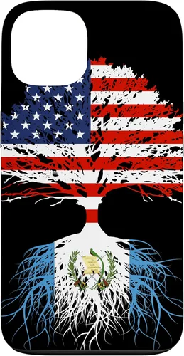 Vista 7 de Guatemala Born Family Roots Guatemalan American US Flag Gift Case for iPhone 17
