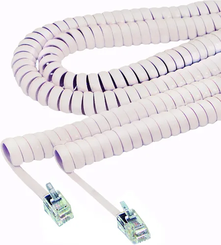Vista 3 de Softalk 42215 Cable de bobina de teléfono de 25 pies Ash Landline Accesorio para teléfono