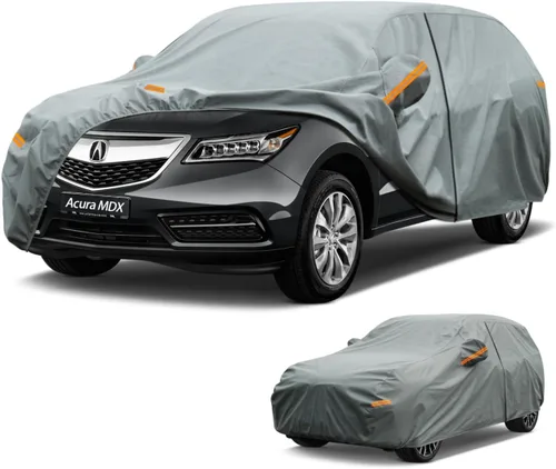 Vista 190 de Kayme Funda de Coche de Servicio Pesado Impermeable para Todo Tipo de Clima, Ajuste Personalizado para Tesla Model S, Cubierta Exterior Completa