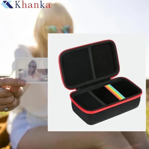 Vista 5 de khanka Funda de viaje rígida de repuesto para Polaroid Go (9035/9071/9070) / Polaroid Go Generation 2 - Mini cámara de película instantánea Negro