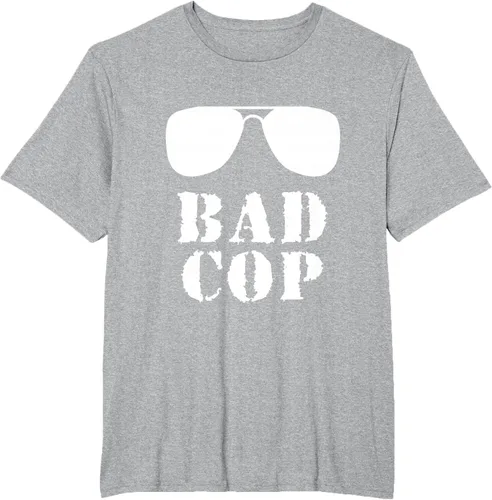 Vista 43 de Bad Cop Funny Police - Camiseta a juego para padre e hijo, Negro, S