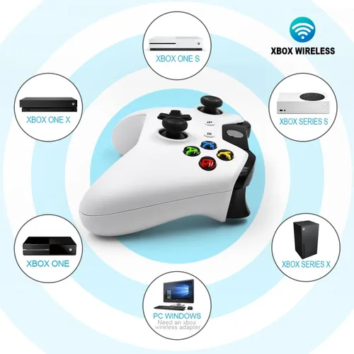 Vista 5 de Control Xbox inalámbrico control Xbox One inalámbrico con batería recargable de 1400 mAh cable micro USB conector de auriculares estéreo de 0138in