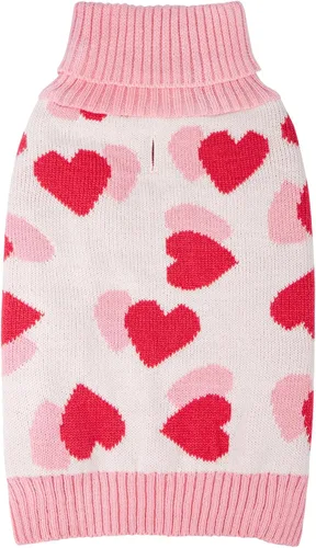 Vista 22 de KYEESE - Suéter de Navidad para perros con diseño de renos para perros pequeños, ropa a cuadros de búfalo rojo con agujero para la correa para días