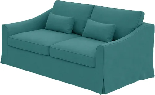 Vista 16 de Funda Farlov de algodón para sofá biplaza de 70 pulgadas de ancho, compatible con funda de sofá IKEA Funda de algodón resistente Farlov