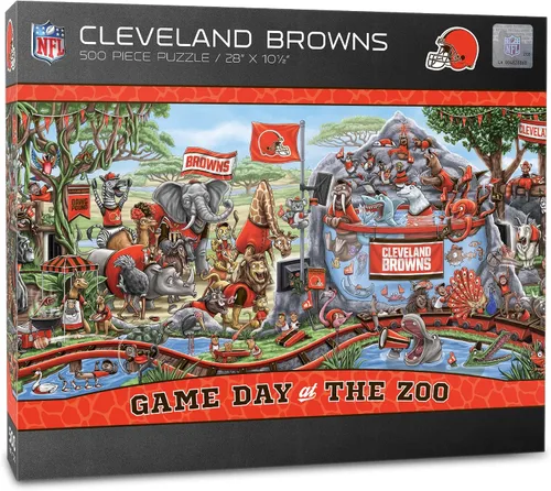 Vista 26 de YouTheFan - Rompecabezas NFL Game Day at The Zoo, 500 piezas