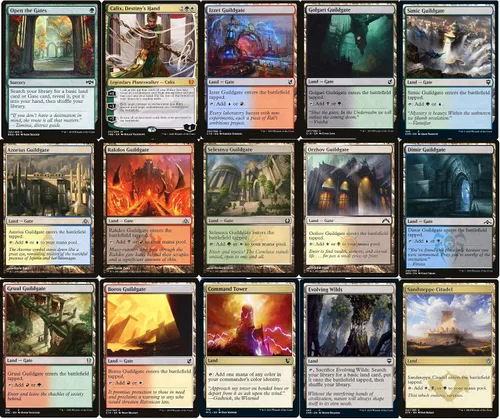 Vista 6 de Commander Enchantment Shrine Tribal Deck - Jodah - 5 colores - EDH - 100 cartas - Magic The Gathering Deck - Muy fuerte