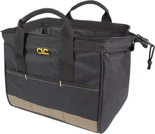 Vista 2 de Custom Leathercraft 1161 Bolsa de boca grande estándar de 12 pulgadas, 14 bolsillos