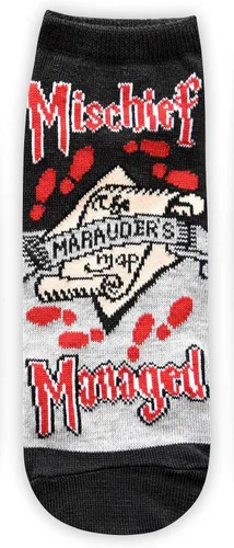Vista 5 de Harry Potter Hedwig Marauders Map Platform 9 34 - Calcetines tobilleros para mujer (5 unidades), Multi