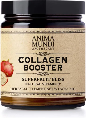 Vista 7 de Anima Mundi Apothecary Polvo potenciador de colágeno vegano, Dirty Rose Chai - Suplemento de belleza para piel, cabello y uñas - Polvo de apoyo
