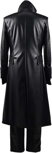 Vista 2 de Traje de belleza para hombre Cosplay traje rojo chaleco PU Pleather traje de Halloween