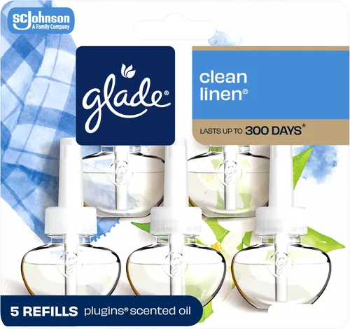 Vista 26 de Glade PlugIns - Repuestos de ambientador, aceites esenciales perfumados para el hogar y el baño, aroma Apple Cinnamon, 3.35 onzas líquidas, 5
