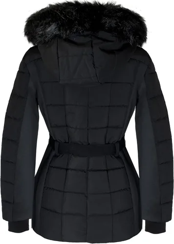 Vista 2 de Michael Michael Kors Abrigo activo elástico para mujer color negro