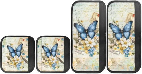 Vista 22 de Juego de 4 fundas para manijas de microondas con diseño de rayas de vaca tribal, azteca, decoración de cocina, antideslizantes, a prueba