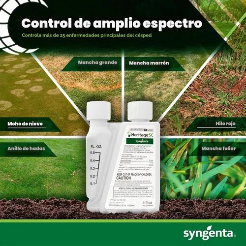 Vista 2 de Syngenta - Fungicida Heritage SC 4oz