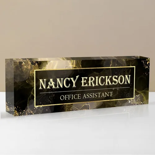 Vista 40 de Placa de nombre personalizada para escritorio, placa de nombre de escritorio personalizada, placa de nombre acrílica, accesorios de escritorio