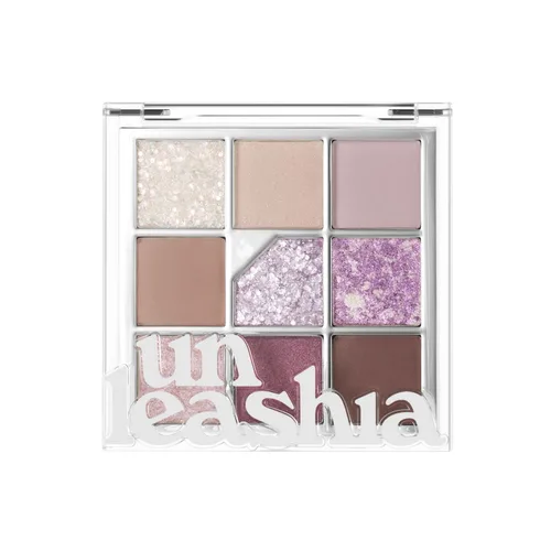 Vista 13 de UNLEASHIA Glitterpedia Paleta de sombras de ojos NO1 – Paleta de sombras de ojos brillantes con texturas versátiles con purpurina – Paleta