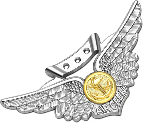 Vista 26 de Emblema de metal de la tripulación de la Fuerza Aérea