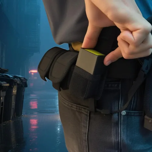 Vista 3 de Paquete de 3 cartuchos de pistola aturdidora con bolsa de almacenamiento.