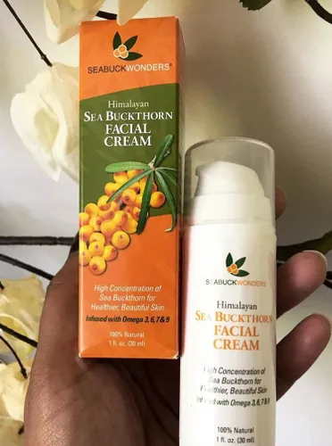 Vista 10 de Seabuckwonders Crema facial orgánica de espino amarillo, 1 onza