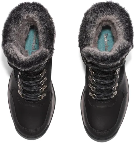 Vista 4 de Timberland Botas de senderismo impermeables con aislamiento medio y borde blanco para mujer