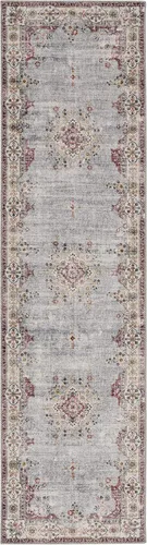 Vista 42 de Linon The Anywhere - Alfombra lavable Wesley marfil/amarillo, 5 x 7 pies Wesley Marfil y Amarillo