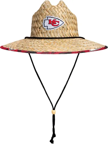 Vista 4 de FOCO Mens NFL Team Logo Floral Lifeguard Beach Straw Sun Hat