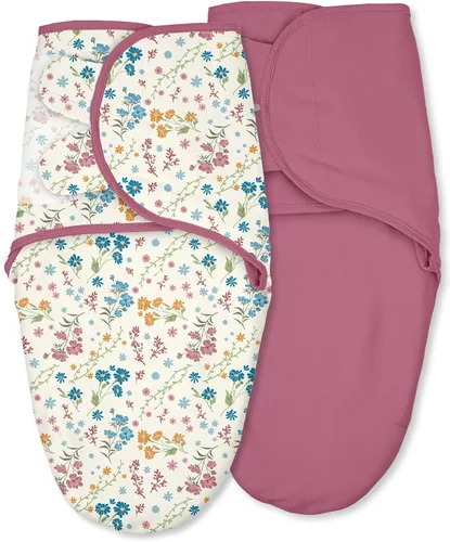 Vista 17 de Pañales de algodón orgánico para recién nacidos, suaves y cómodos con velcro, saco de dormir de 0 a 3 meses, ayuda a calmar el reflejo