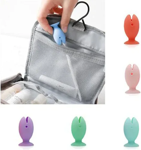 Vista 6 de Funda para cepillo de dientes de pie, bonita tapa para cepillo de dientes de pie, protector de cabeza de cepillo de dientes portátil 2023, mini