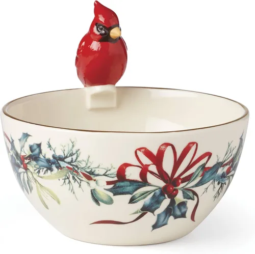 Vista 14 de Lenox 6122055 Winter Greetings - Juego de vajilla de 12 piezas, rojo y verde, Navidad, alojamiento de vacaciones, servicio para 4 personas