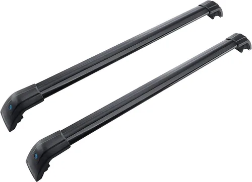 Vista 2 de Barra transversal negra con cerradura para portaequipajes Volvo XC40 2018-2023
