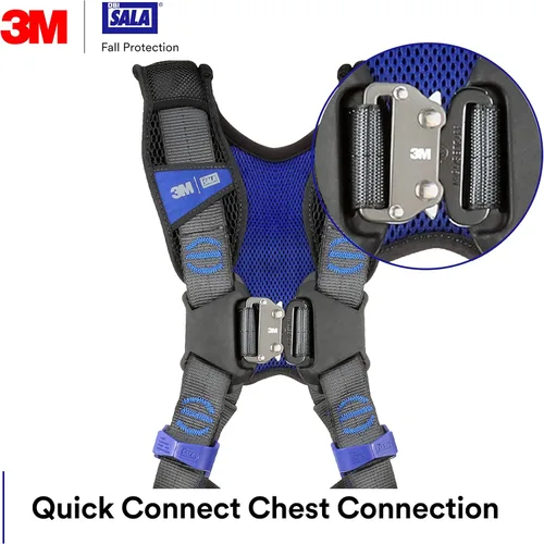 Vista 4 de 3M Unisex Dbi-sala 3m Exofit X300 X-style Positioning Construction Safety Harness