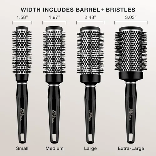Vista 2 de Paul Mitchell Pro Tools Express Ion - Cepillo redondo de aluminio, para secar todo tipo de cabello