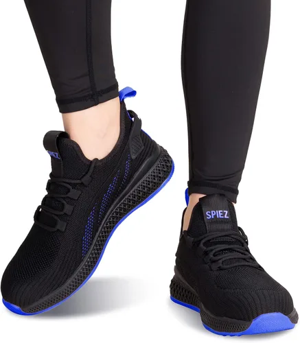 Vista 5 de SPIEZ Unisex Safety Shoes with Composite Toe Cap, Puncture Proof Lightweight Work Shoes for Men and Women, Slip on Fashion Sneakers for Work and