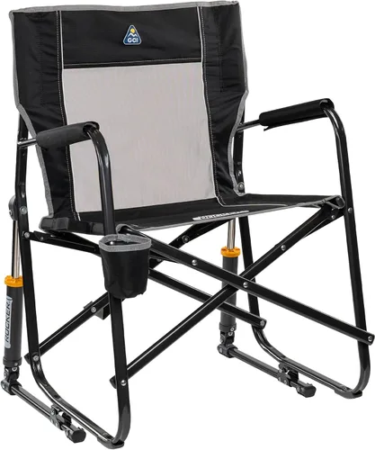 Vista 16 de GCI Outdoor Freestyle Rocker XL Silla de camping - Negro