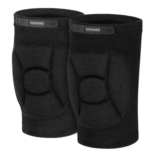 Vista 7 de Rodilleras con almohadilla gruesa SBR para deportes, rodillera antideslizante, para adultos y adolescentes, protector de rodilla para aliviar