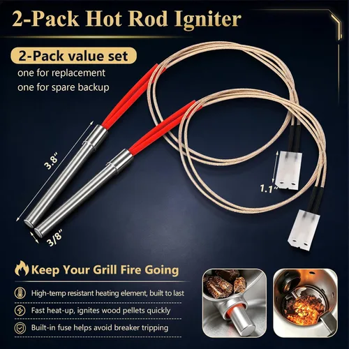 Vista 5 de Kit de encendido de acero duradero para quemaduras de fuego y barra