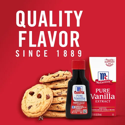 Vista 20 de Extracto de vainilla McCormick, puro, sin gluten, sin OGM, hecho con granos de vainilla de Madagascar, 1 fl oz