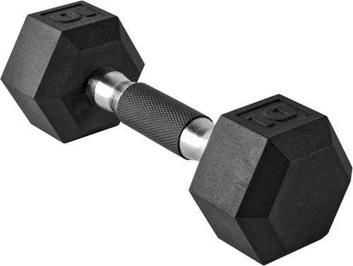 Vista 18 de CAP Barbell Peso de la mancuerna hexagonal recubierta, individual, 10-120 libras, múltiples opciones