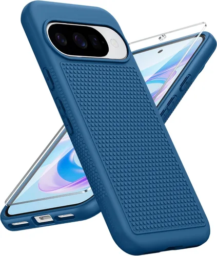 Vista 170 de FNTCASE for iPhone 17 Pro Case: Translucent Light Blue Slim Cases Compatible with MagSafe, Full Camera Protection & Tempered Glass Protector, 14FT